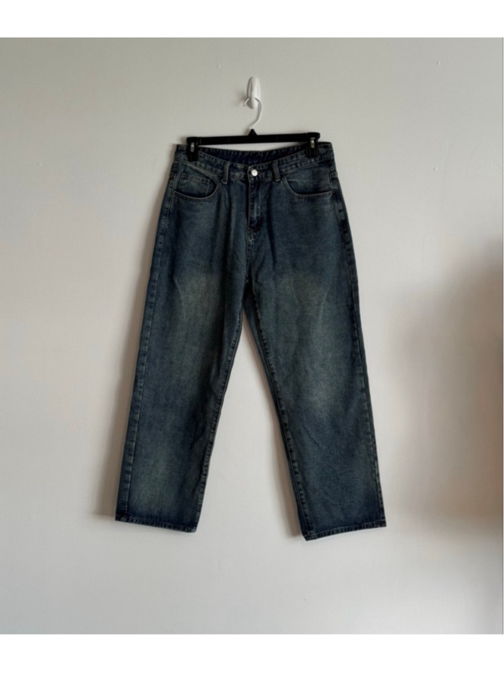 Men's MANFINITY Blue Straight Jeans Waist 38